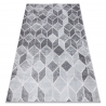 Tappeto MEFE moderne B400 Cubo, geometrico 3D - Structural due livelli di pile grigio scuro