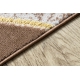 Modern MEFE matta B400 Kub, geometrisk 3D - structural två nivåer av hudna mörk beige