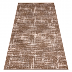 Moderní koberec MODE 8511 geometrická krémová / černá