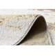 Moderne MEFE Teppe 8731 Rosett årgang - strukturell to nivåer av fleece beige / gull