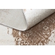 Tæppe MEFE moderne 8731 Rosette vintage vasket - Strukturelle, to niveauer af fleece beige