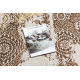 Tapijt MEFE modern 8731 Rosette vintage gewreven - Structureel, twee poolhoogte , beige 
