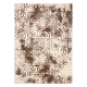 Moderní MEFE koberec 8724 Ornament vintage - Strukturální, dvě úrovně rouna béžový / zlato