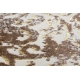 Σύγχρονο MEFE χαλί 8724 Στολίδι, εκλεκτό - δομική δύο επίπεδα μαλλιού μπεζ / χρυσός