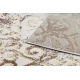 Kilimas MEFE Šiuolaikinis 8724 Ornamentas, Senovinis - Struktūrinis, dviejų sluoksnių vilna smėlio spalvos / auksas