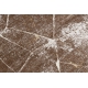 сучасний MEFE килим 2783 Мармур - Structural два рівні флісу темно-бежевий