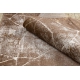 Tæppe MEFE moderne 2783 marmor - Strukturelle, to niveauer af fleece mørk beige
