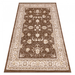 Modern MEFE carpet 2312 Ornament, frame - structural two levels of fleece dark beige