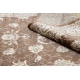Modern MEFE carpet 2312 Ornament, frame - structural two levels of fleece dark beige
