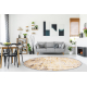 Modern covor MODE 00052 Linii, geometric crem