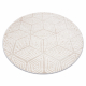 Modern covor MODE 8531 abstractizare crem / negru