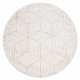 Modern covor MODE 8531 abstractizare crem / negru