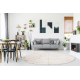 Modern covor MODE 8531 abstractizare crem / negru