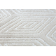 сучасний килим MODE 8531 абстракція кремовий / чорний