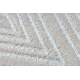 Modern covor MODE 8531 abstractizare crem / negru
