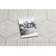 Modern covor MODE 8531 abstractizare crem / negru