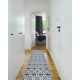 Alfombra SOFTY circulo llanura color sólido oro
