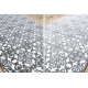 Alfombra de pasillo ARGENT Flores - W4949 blanco / gris