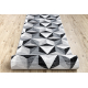 Пътеки ARGENT – W6096 триъгълници 3D сив / черно