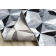 Пътеки ARGENT – W6096 триъгълници 3D сив / черно