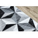 Argent futó szőnyeg - W6096 HÁROMSZÖGEK 3D szürke / fehér