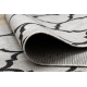 Kilimėliai sizalis FLOORLUX dizainas 20608, Maroko dobilai, trellis sidabras / juoda