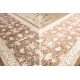 Alfombra de pasillo Structural MEFE 2312 Ornamento, marco dos niveles de vellón beige