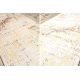 Runner Structural MEFE 8722 Lines vintage - two levels of fleece beige / gold