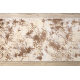Fortovet Strukturelle MEFE 8724 Pynt, vintage vasket - to niveauer af fleece beige / guld