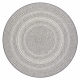 Tapis cercle EN CORDE SIZAL FLAT 48837637 Boho, tresser gris