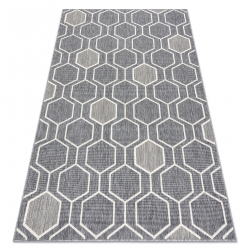 Tæppe SPRING 20404332 Hexagon streng, looping - grå