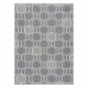 Koberec SPRING 20404332 Hexagon sisalový, smyčkový - šedý