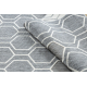 Koberec SPRING 20404332 Hexagon sisalový, smyčkový - šedý