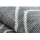 Teppich SPRING 20404332 Sechseck Sisal, geschlungen - grau 