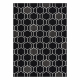 Χαλί SPRING 20404993 Εξάγωνο σιζάλ, με βρόχο - μαύρο