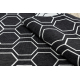 Tæppe SPRING 20404993 Hexagon streng, looping - sort