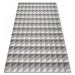 Teppich SPRING 20406332 Diamanten Dreiecke, geschlungen - grau 