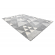Χαλί SPRING 20409332 τρίγωνα σιζάλ, με βρόχο - γκρι