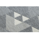 Matta SPRING 20409332 triangles sisal, ögla - grå