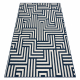 Koberec SPRING 20421994 labyrint sisalový, smyčkový - krém / modrý