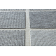 Tæppe SPRING 20426332 firkanter, ramme streng, looping - grå