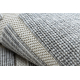 Sisal tapijt SPRING 20426332 vierkant, kader grijskleuring