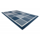 Χαλί SPRING 20426994 τετράγωνα πλαίσιο σιζάλ, με βρόχο - γκρι