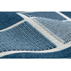 Sisal tapijt SPRING 20426994 vierkant , kader blauwe kleuring