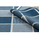 Tæppe SPRING 20426994 firkanter, ramme streng, looping - blå