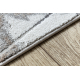 Moderný koberec NOBLE 1515 64 Mramor, geometrický - Štrukturálny, dve vrstvy rúna, krémová sivá