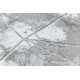 Modern NOBLE Teppich 1515 64 Marmor, Geometrisch - Strukturell zwei Ebenen aus Vlies creme / grau