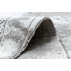 Moderne NOBLE Teppe 1515 64 Marmor, geometriske - strukturell to nivåer av fleece krem / grå