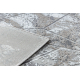 Modern NOBLE matta 1515 64 Marmor, geometrisk - structural två nivåer av hudna kräm / grå