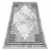 Modern NOBLE carpet 1517 65 Frame, Greek, marble - structural two levels of fleece cream / grey